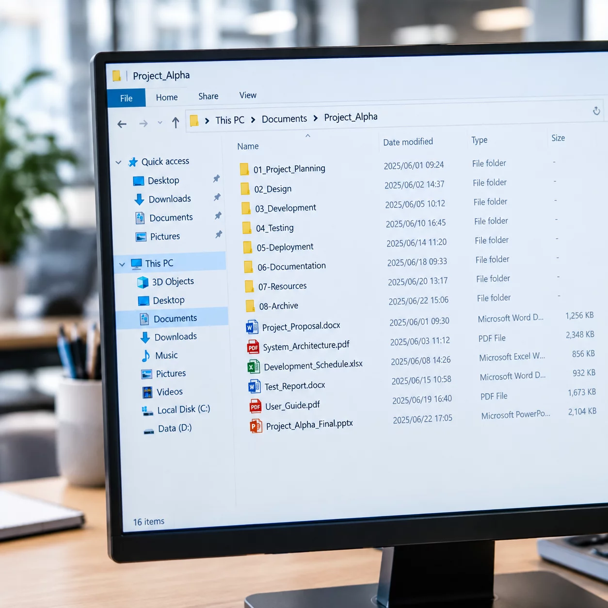 Establishing Clear Naming Conventions for Project Files